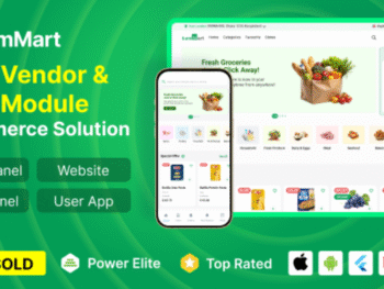 6amMart v3.1 - Multivendor Food, Grocery, eCommerce, Parcel, Pharmacy delivery app with Admin & Website