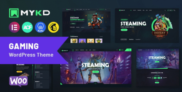 MYKD v1.1 - eSports and Gaming NFT WordPress Theme