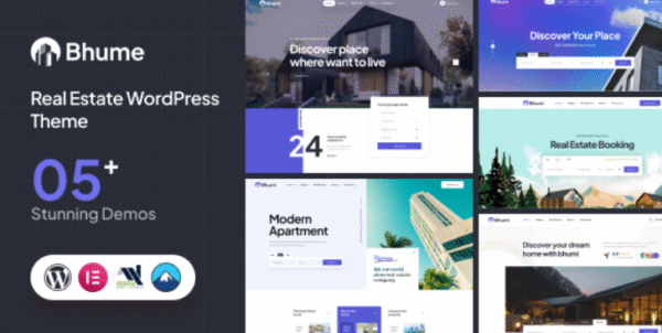 Bhume v1.0.7 - Real Estate WordPress Theme