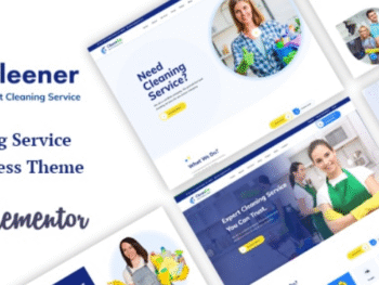Cleener v1.0.6 - Cleaning Services WordPress Theme