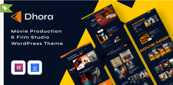 Dhora v1.0.5 – Movie Production & Film Studio WordPress Theme