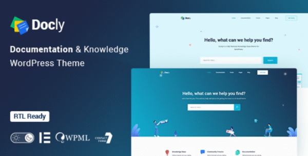 Docly v2.1.4 - Documentation And Knowledge Base WordPress Theme