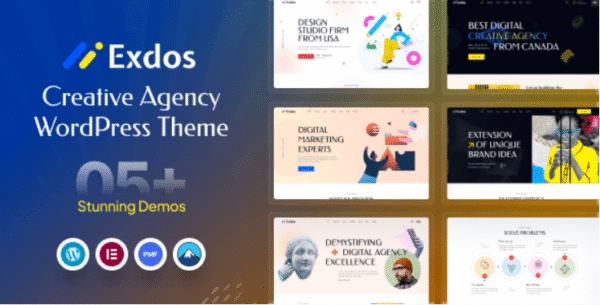 Exdos - Digital Agency WordPress Theme