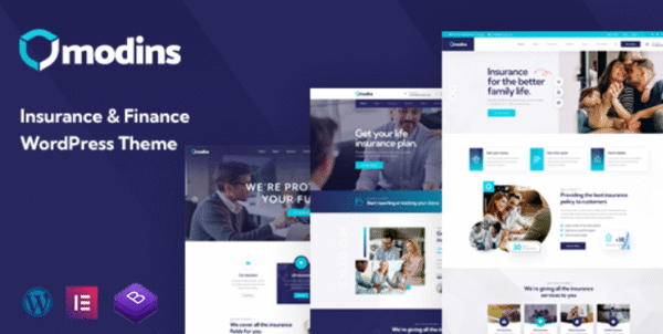 Modins v1.1.9 - Insurance & Finance WordPress Theme