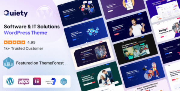 Quiety v6.2.0 – Software & IT Solutions WordPress Theme