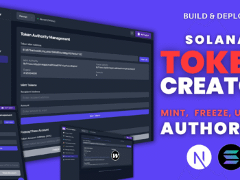 Advanced Solana Token Creator DApp