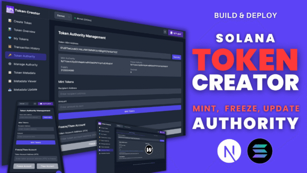 Advanced Solana Token Creator DApp