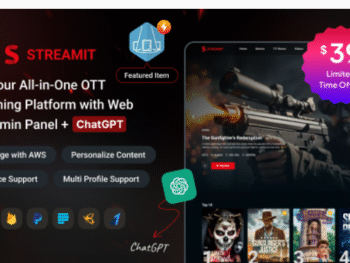 Streamit Laravel - Movie, TV Show, Video Streaming Platform With Laravel with ChatGPT