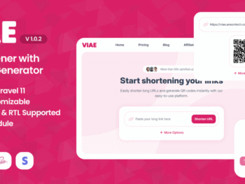 Viae v1.0.2 - URL Shortener with QR Code Generator