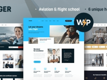 Winger v1.0.16 - Aviation & Flight School WordPress Theme