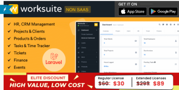 WORKSUITE - HR, CRM and Project Management
