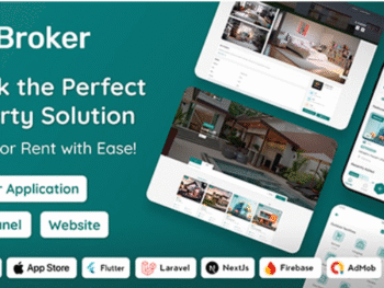 eBroker v1.2.4 - Real Estate Property Buy-Rent-Sell Flutter app with Laravel Admin Panel